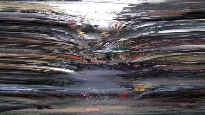 「Visual Ray -Empathy or Antipathy-」視線×光線 – 共感か反感か – :IAFT15/16 Expanded Video Art Performance videoart_shuhei_nishiyama_timeless-asagaya2015 (2)
